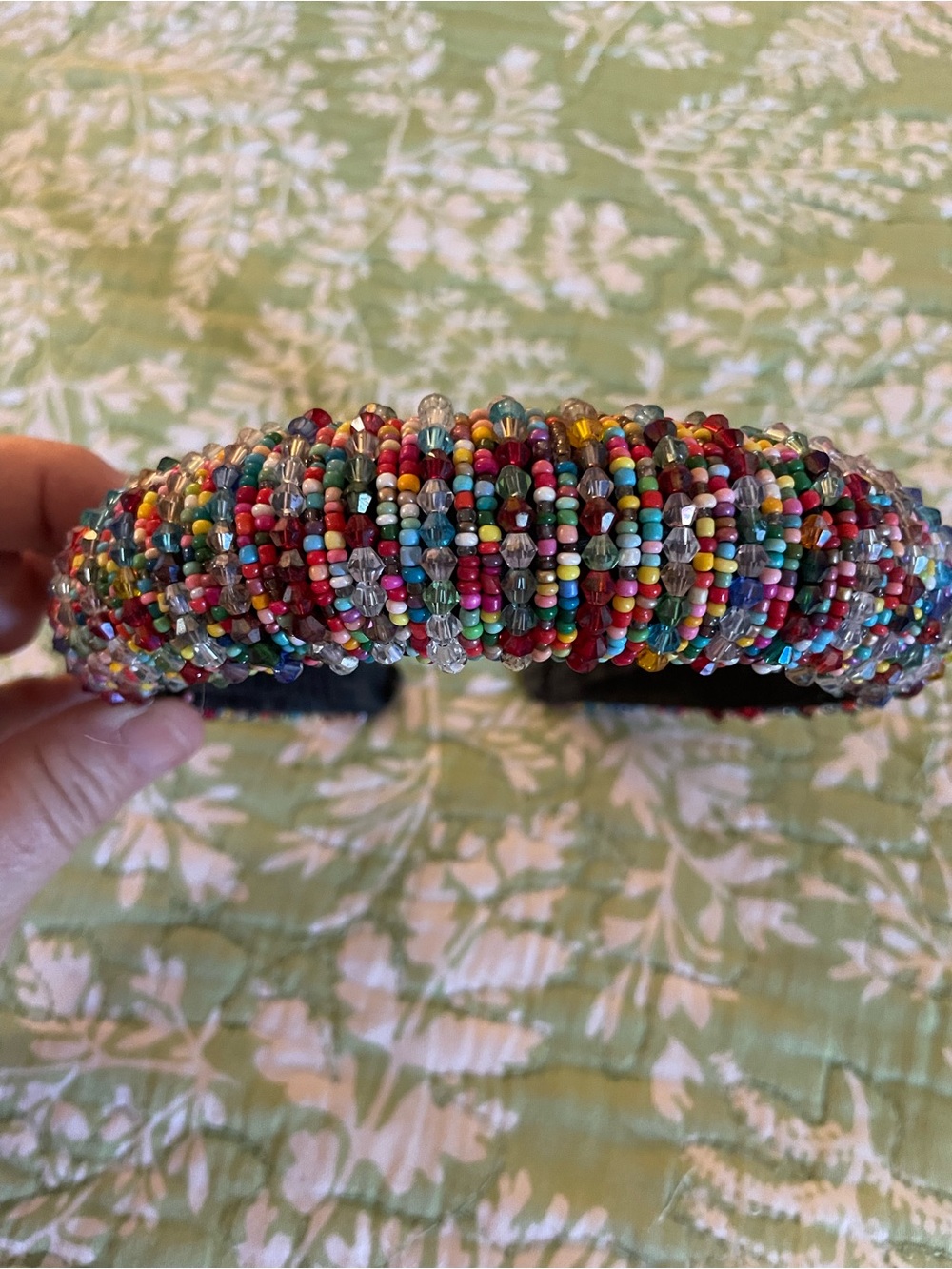 Beaded Multicolor Padded Headband